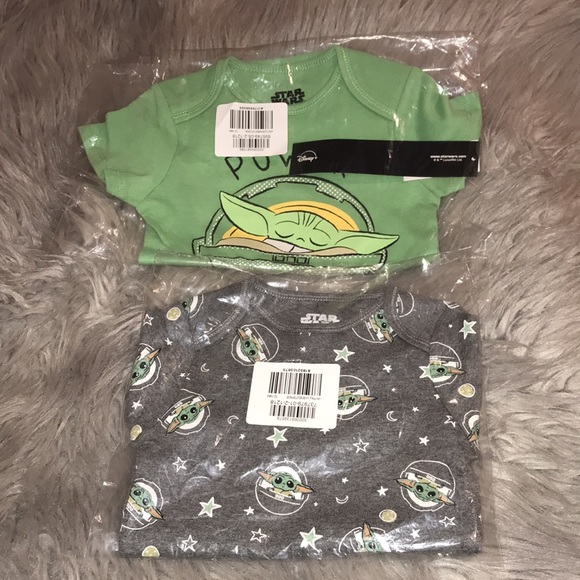 BABY BODYSUITS STAR WARS THE MANDALORIAN Size 12/18 months NWT! DISNEY - Picture 17 of 17